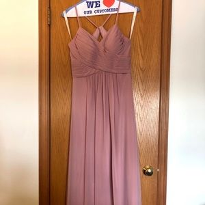 Dusty Rose Azazie Haleigh Dress